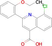 8-chloro-2-(2-ethoxyphenyl)quinoline-4-carboxylic acid