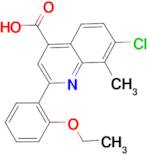 7-chloro-2-(2-ethoxyphenyl)-8-methylquinoline-4-carboxylic acid