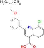 8-chloro-2-(3-isobutoxyphenyl)quinoline-4-carboxylic acid