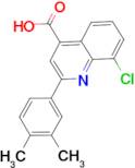 8-chloro-2-(3,4-dimethylphenyl)quinoline-4-carboxylic acid