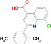 8-chloro-2-(2,5-dimethylphenyl)quinoline-4-carboxylic acid