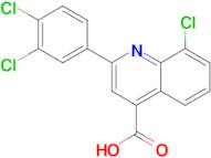 8-chloro-2-(3,4-dichlorophenyl)quinoline-4-carboxylic acid