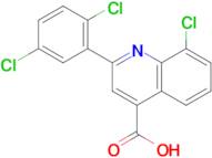 8-chloro-2-(2,5-dichlorophenyl)quinoline-4-carboxylic acid