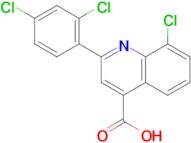 8-chloro-2-(2,4-dichlorophenyl)quinoline-4-carboxylic acid
