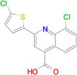 8-chloro-2-(5-chlorothien-2-yl)quinoline-4-carboxylic acid