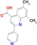 6,8-dimethyl-2-pyridin-4-ylquinoline-4-carboxylic acid