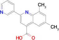 6,8-dimethyl-2-pyridin-3-ylquinoline-4-carboxylic acid