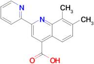 7,8-dimethyl-2-pyridin-2-ylquinoline-4-carboxylic acid