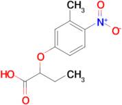 2-(3-methyl-4-nitrophenoxy)butanoic acid