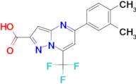 5-(3,4-dimethylphenyl)-7-(trifluoromethyl)pyrazolo[1,5-a]pyrimidine-2-carboxylic acid