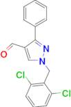 1-(2,6-dichlorobenzyl)-3-phenyl-1H-pyrazole-4-carbaldehyde