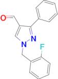 1-(2-fluorobenzyl)-3-phenyl-1H-pyrazole-4-carbaldehyde