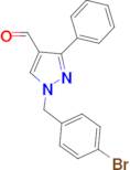 1-(4-bromobenzyl)-3-phenyl-1H-pyrazole-4-carbaldehyde