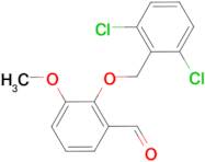 2-[(2,6-dichlorobenzyl)oxy]-3-methoxybenzaldehyde