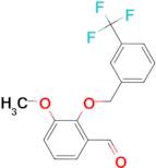 3-methoxy-2-{[3-(trifluoromethyl)benzyl]oxy}benzaldehyde