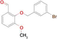 2-[(3-bromobenzyl)oxy]-3-methoxybenzaldehyde