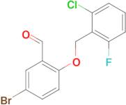 5-bromo-2-[(2-chloro-6-fluorobenzyl)oxy]benzaldehyde