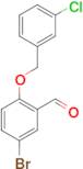 5-bromo-2-[(3-chlorobenzyl)oxy]benzaldehyde