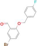 5-bromo-2-[(4-fluorobenzyl)oxy]benzaldehyde