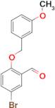 5-bromo-2-[(3-methoxybenzyl)oxy]benzaldehyde