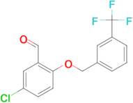 5-chloro-2-{[3-(trifluoromethyl)benzyl]oxy}benzaldehyde