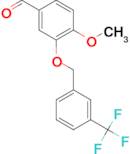 4-methoxy-3-{[3-(trifluoromethyl)benzyl]oxy}benzaldehyde