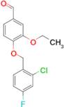 4-[(2-chloro-4-fluorobenzyl)oxy]-3-ethoxybenzaldehyde