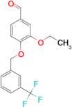 3-ethoxy-4-{[3-(trifluoromethyl)benzyl]oxy}benzaldehyde