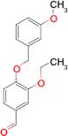 3-ethoxy-4-[(3-methoxybenzyl)oxy]benzaldehyde