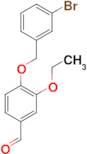 4-[(3-bromobenzyl)oxy]-3-ethoxybenzaldehyde