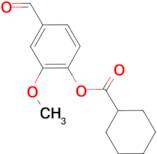 4-formyl-2-methoxyphenyl cyclohexanecarboxylate