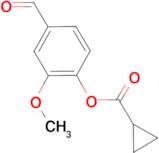 4-formyl-2-methoxyphenyl cyclopropanecarboxylate