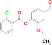 2-ethoxy-4-formylphenyl 2-chlorobenzoate