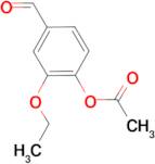 2-ethoxy-4-formylphenyl acetate