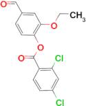 2-ethoxy-4-formylphenyl 2,4-dichlorobenzoate