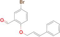 5-bromo-2-{[(2E)-3-phenylprop-2-enyl]oxy}benzaldehyde