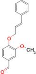 3-methoxy-4-{[(2E)-3-phenylprop-2-enyl]oxy}benzaldehyde