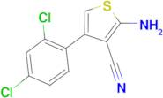 2-amino-4-(2,4-dichlorophenyl)thiophene-3-carbonitrile