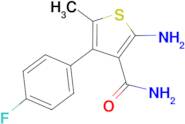 2-amino-4-(4-fluorophenyl)-5-methylthiophene-3-carboxamide