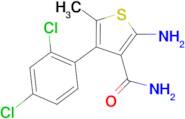 2-amino-4-(2,4-dichlorophenyl)-5-methylthiophene-3-carboxamide