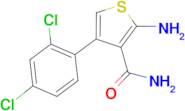 2-amino-4-(2,4-dichlorophenyl)thiophene-3-carboxamide