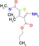 propyl 2-amino-5-[(dimethylamino)carbonyl]-4-methylthiophene-3-carboxylate