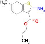 propyl 2-amino-6-methyl-4,5,6,7-tetrahydro-1-benzothiophene-3-carboxylate