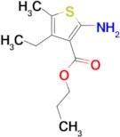 propyl 2-amino-4-ethyl-5-methylthiophene-3-carboxylate