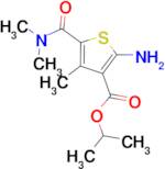 isopropyl 2-amino-5-[(dimethylamino)carbonyl]-4-methylthiophene-3-carboxylate