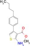 methyl 2-amino-4-(4-butylphenyl)thiophene-3-carboxylate