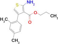 propyl 2-amino-4-(2,4-dimethylphenyl)thiophene-3-carboxylate