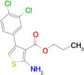 propyl 2-amino-4-(3,4-dichlorophenyl)thiophene-3-carboxylate
