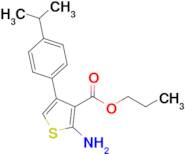 propyl 2-amino-4-(4-isopropylphenyl)thiophene-3-carboxylate