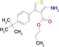 propyl 2-amino-4-(4-tert-butylphenyl)thiophene-3-carboxylate